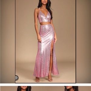 Just bought. Too big . Maxi skirt with matching crop